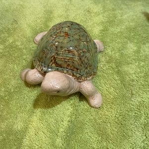 Ceramic turtle decor